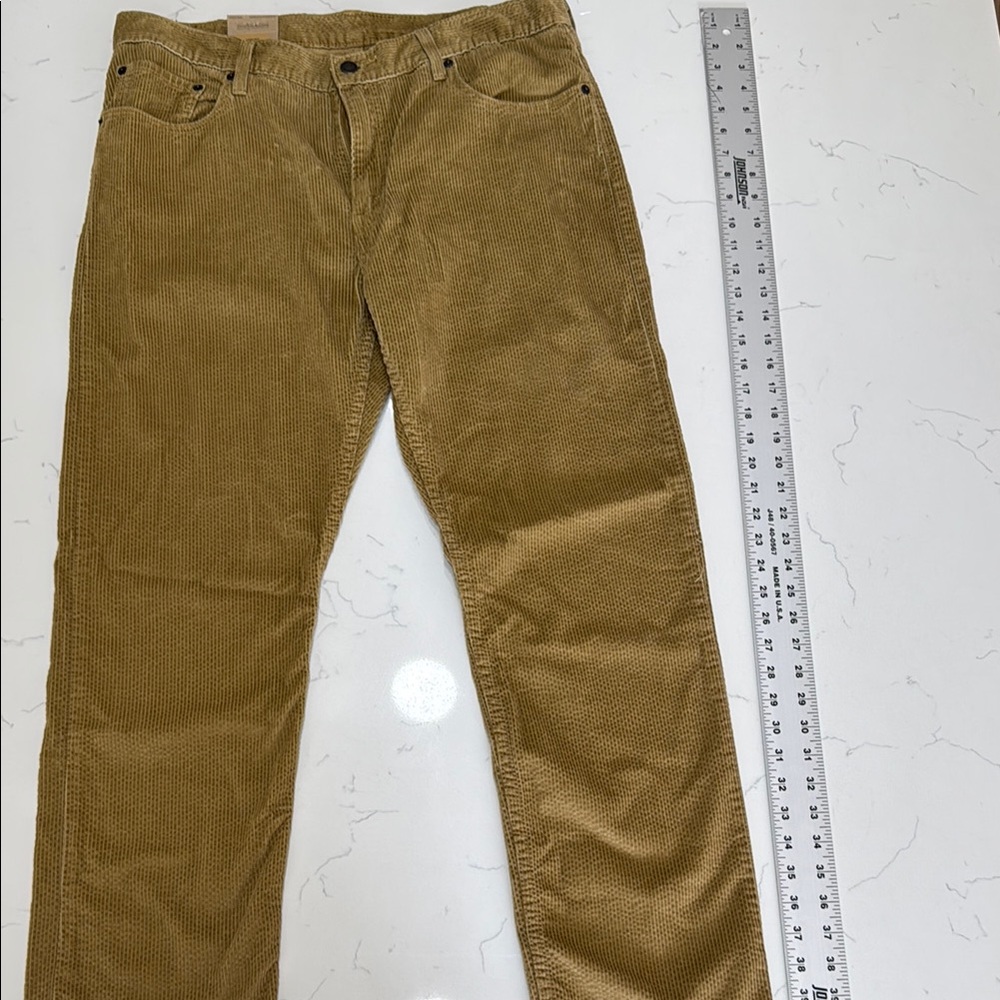 Levi's Men's Camel Corduroy 33 x 30 Pants - Picture 4 of 9